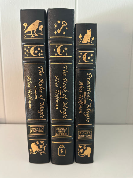 Alice Hoffman - Practical Magic / The Book of Magic / The Rules of Magic - Easton Press