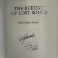 Christopher Fowler - The Bureau of Lost Souls - Century Press - Signed