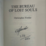 Christopher Fowler - The Bureau of Lost Souls - Century Press - Signed