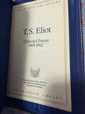 T.S. Eliot - Collected Poems 1909-1962 - Franklin Library