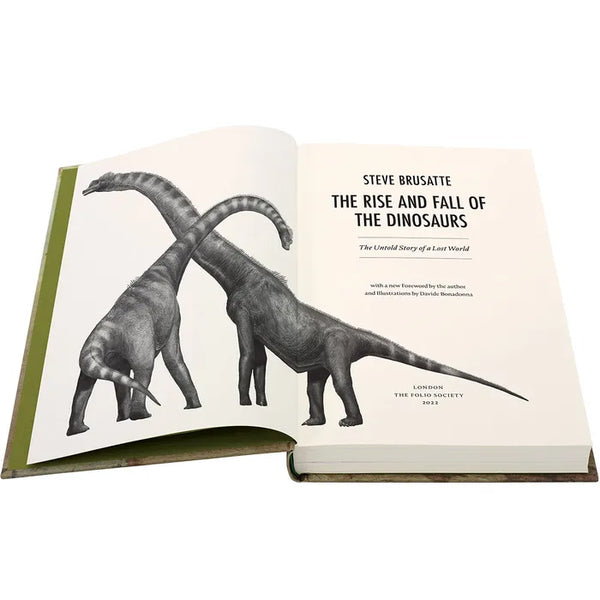 Steve Brusatte - The Rise and Fall of Dinosaurs - Folio Society Steve Brusatte - The Rise and Fall of Dinosaurs - Folio Society