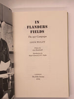In Flanders Fields - Leon Wolff - Folio Society